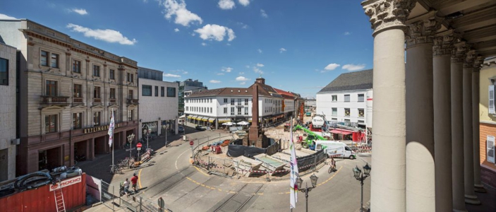 Zustand 300, Karlsruhe,  Baustelle, Strassenbahn, Dirk Altenkirch