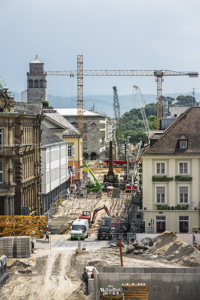 Zustand 300, Karlsruhe,  Baustelle, Strassenbahn, Dirk Altenkirch